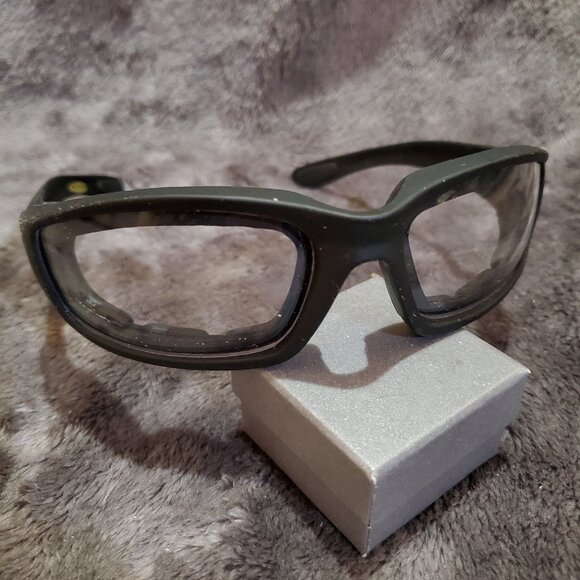 Chopper Padded Wind Resistant Sunglasses Motorcycle Riding Glasses - Picture 1 of 7